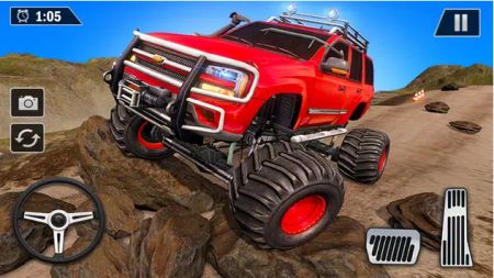 越野怪物卡車攀爬（Offroad Monster Truck Climb）