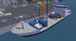 貨運港口模擬（Truck Crane SIM : Cargo Ship）