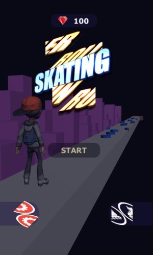 輪滑長跑（Roller Skating Run）