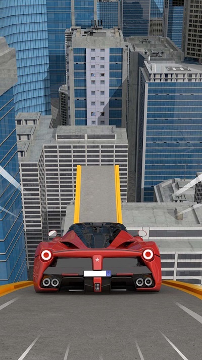 瘋狂的汽車屋頂跳躍