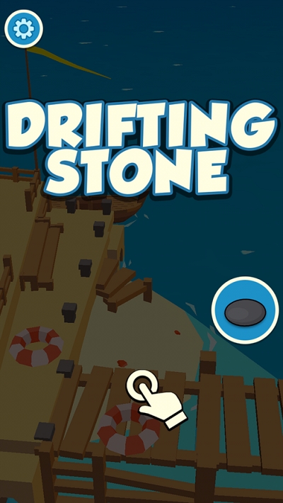 石頭水上漂(drifting)