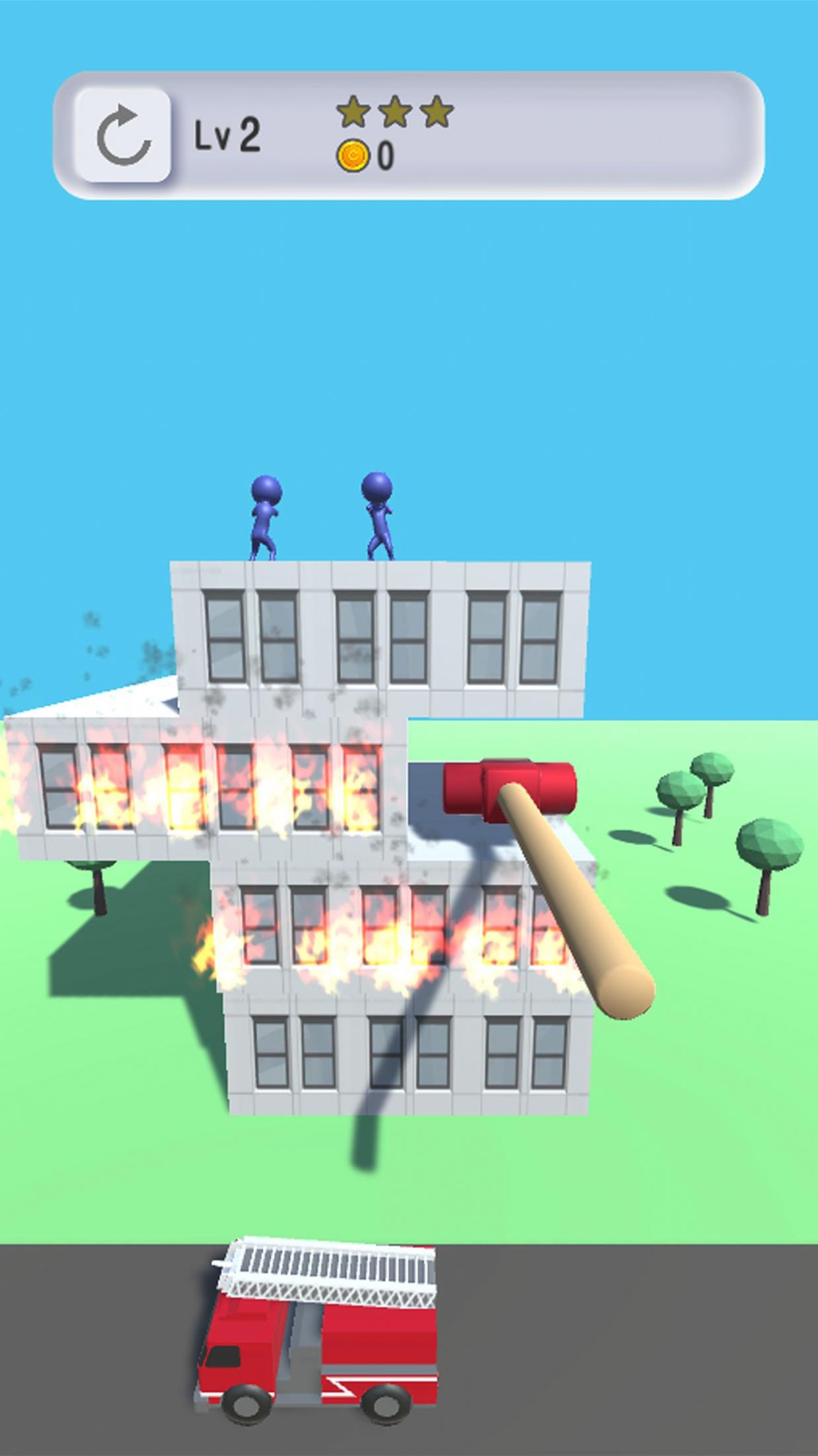 錘子建筑營救(FlickBuildingRescue)