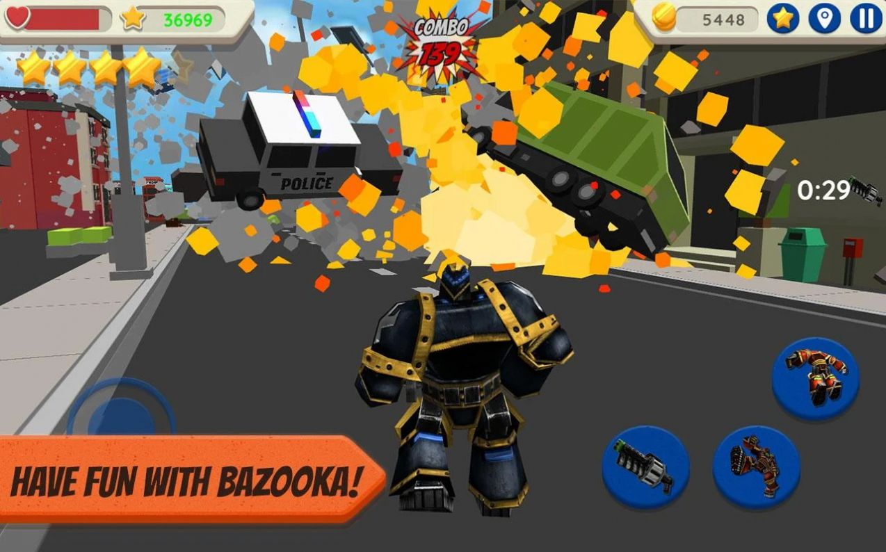 機(jī)器人城市生存（Robot Hero: City Simulator 3D）