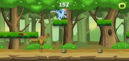 我的小馬大戰(zhàn)恐龍（My Pony vs the dinosaur : jungle running adventure）