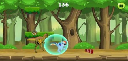 我的小馬大戰(zhàn)恐龍（My Pony vs the dinosaur : jungle running adventure）