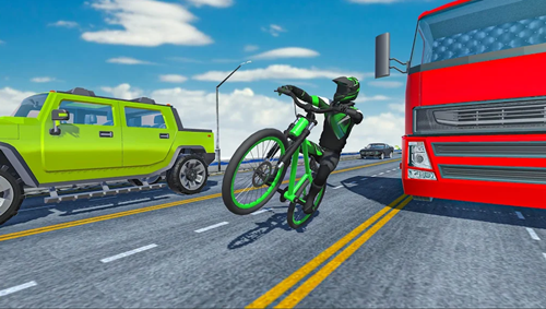 瘋狂的交通自行車騎士3D（Endless Cycle Race）