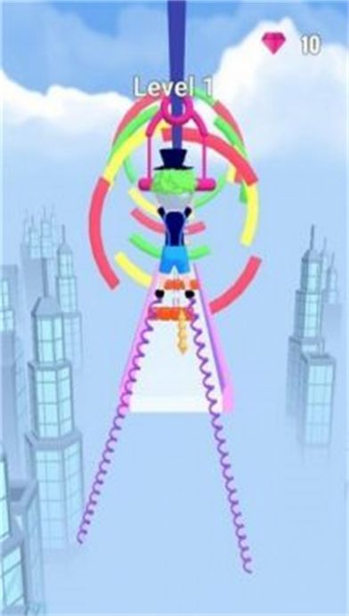 彈跳人跑酷(Spring Jump)