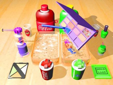 化妝泥煩躁玩具（MakeupSlimeFidgetToysGames）