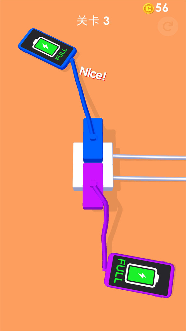 模擬插頭充電