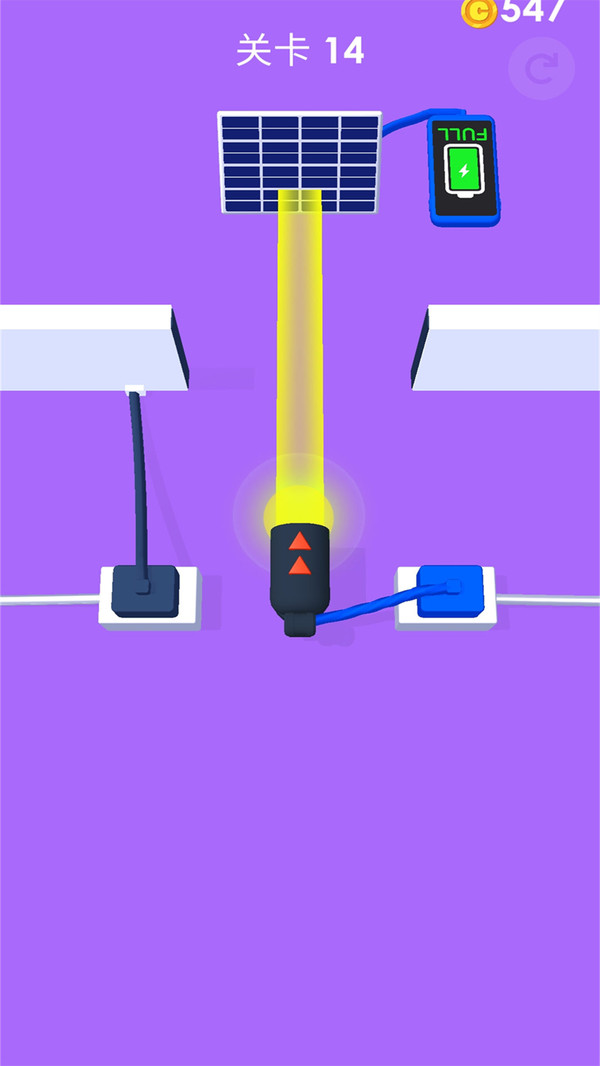 模擬插頭充電