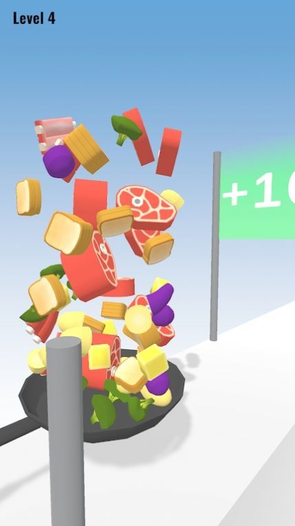 美食顛勺跑酷3d(Food Flip 3D)