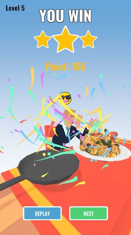 美食顛勺跑酷3d(Food Flip 3D)
