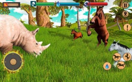 森林戰(zhàn)馬模擬器（Forest Attack Horse Simulator）
