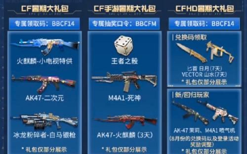 《穿越火線手游》2022最新cdkey兌換碼大全