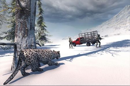 北極豹家族雪林模擬（Arctic Leopard Family Snow Forest Sim）