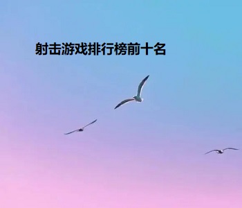 射擊游戲排行榜前十名