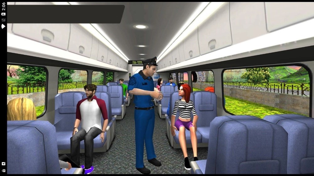 模擬城際列車