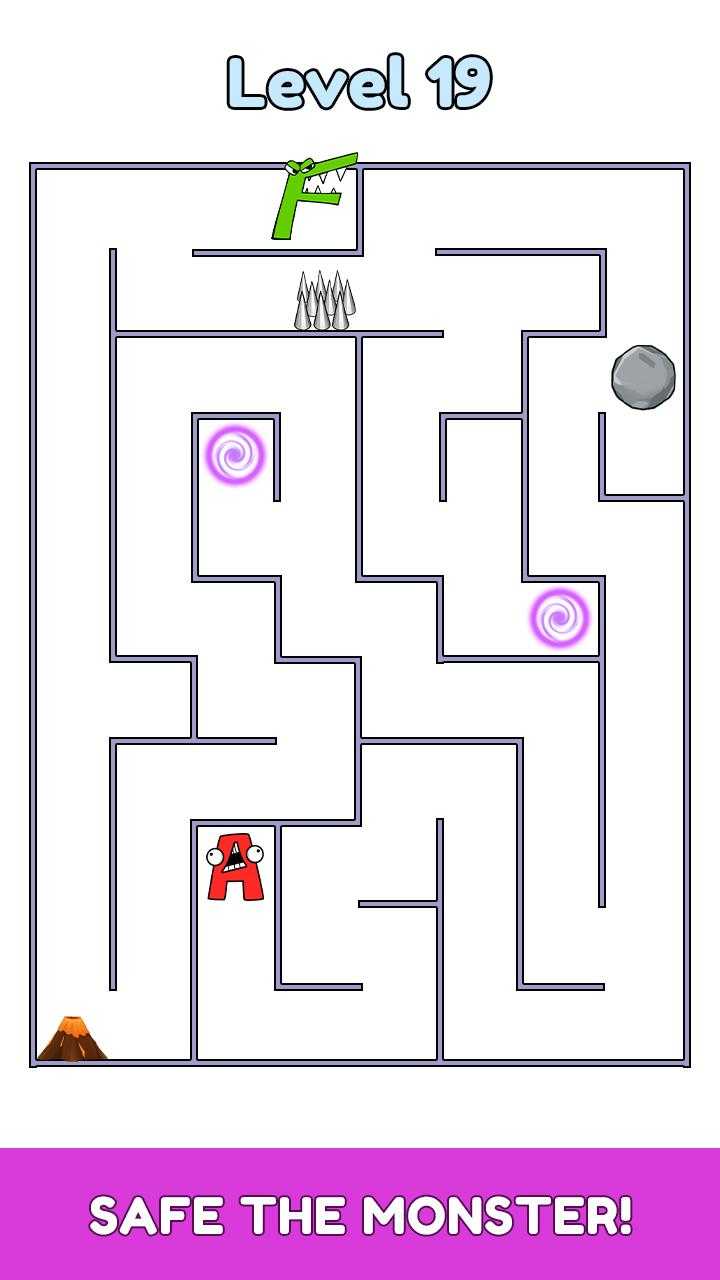 迷宮逃脫拯救怪物（Maze Escape Save The Monster）