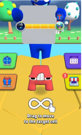字母墜落大作戰(zhàn)（Alphabet Fall .io Match Race）