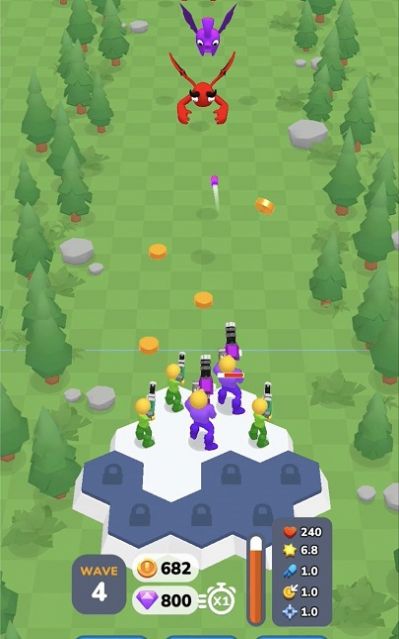 放置防御平臺游戲(Platform Survivor: Idle Defence)