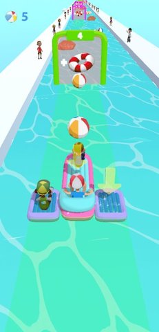 水滑梯賽跑(Waterslide Run)