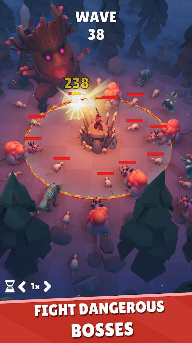 黑暗堡壘塔防(HeroDefence)