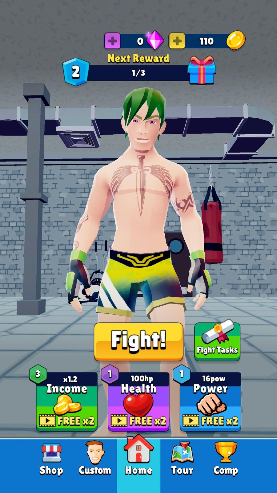 拳擊戰(zhàn)斗2（Swipe Fight 2）