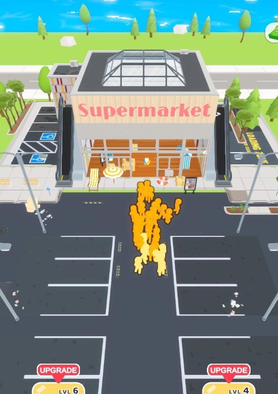 放置購物人群（Shopping Crowd）