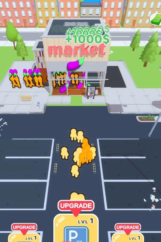 放置購物人群（Shopping Crowd）