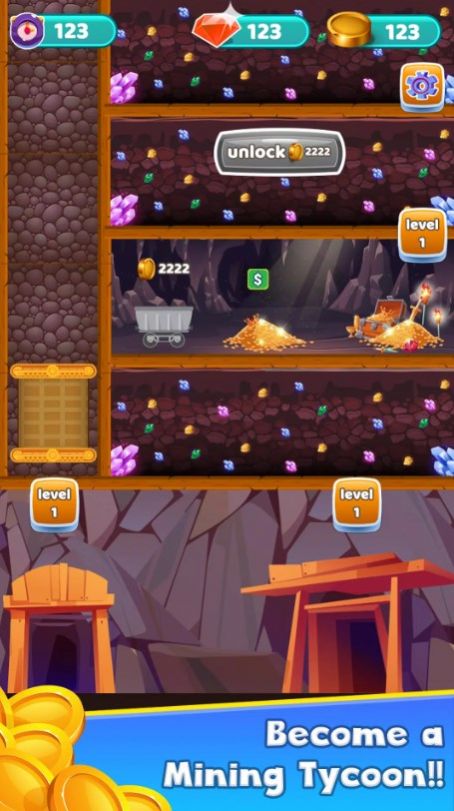 放置黃金礦工大亨(Idle Gold Mining)