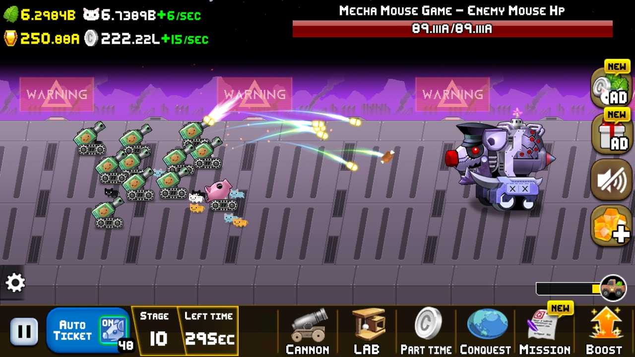空閑的貓炮（Idle Cat Cannon）
