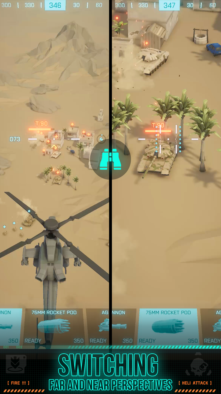 武裝直升機（Gunship Helicopter 3D）