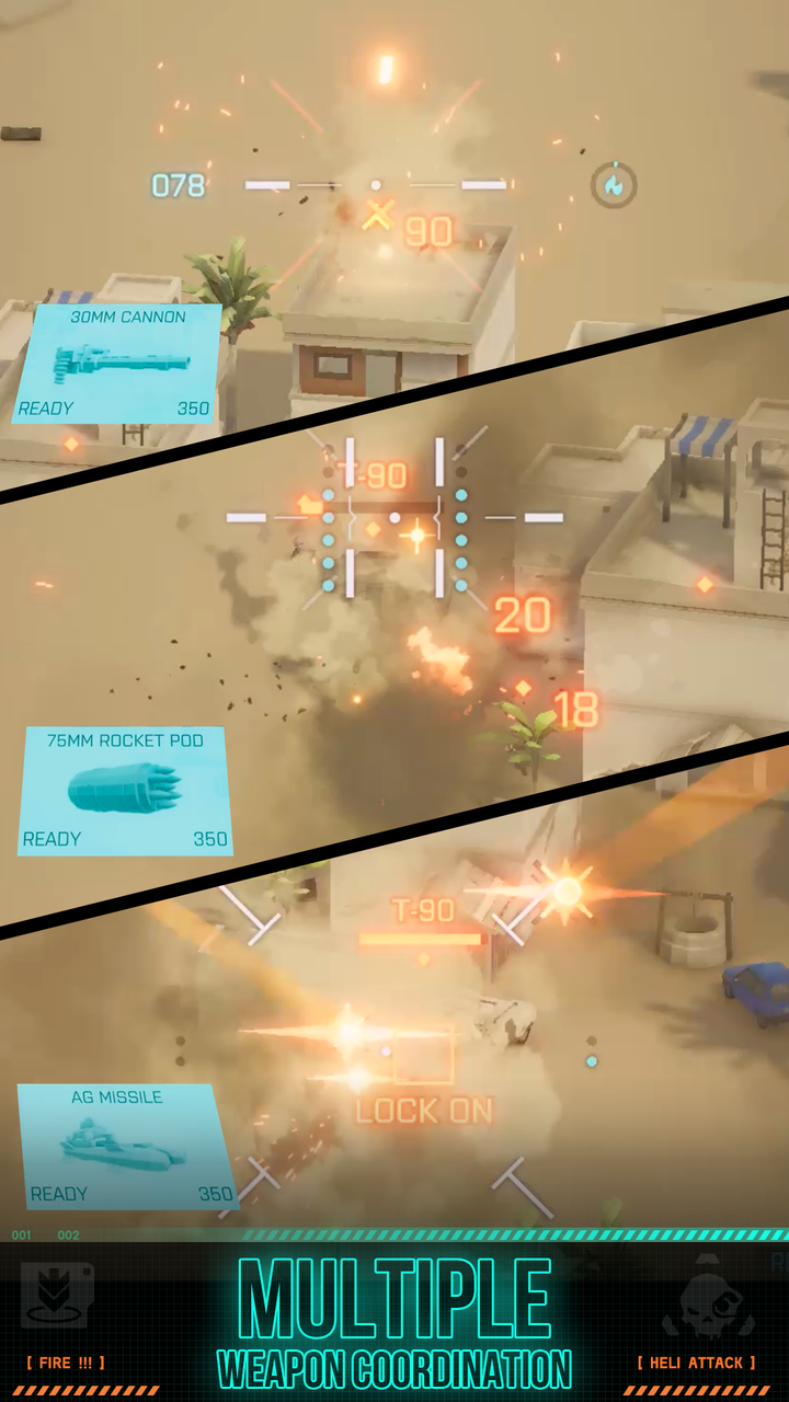 武裝直升機（Gunship Helicopter 3D）