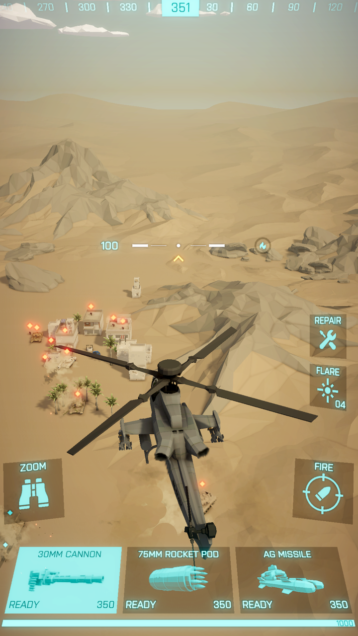 武裝直升機（Gunship Helicopter 3D）