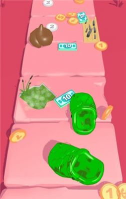 運動鞋踢腳
