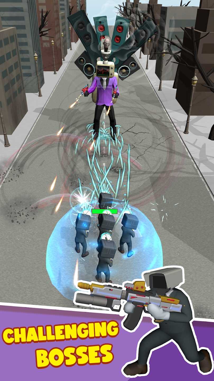 廁所怪物奔跑射手（Toilet Attack Monster Survival）