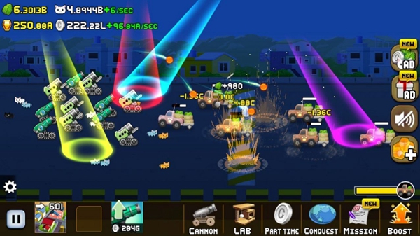 空閑的貓炮安卓下載（Idle Cat Cannon）