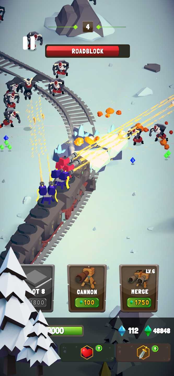 火車防御合并與戰斗（Train Defense: Merge N Fight）