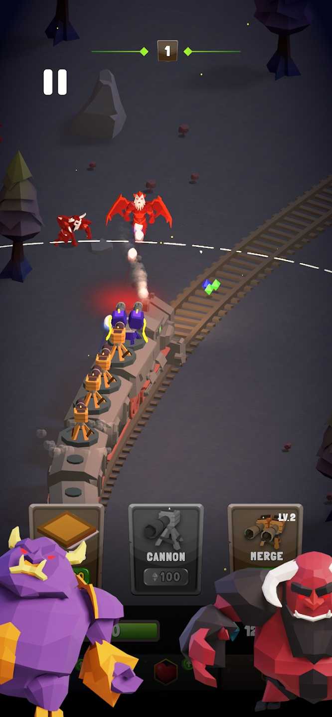 火車防御合并與戰斗（Train Defense: Merge N Fight）