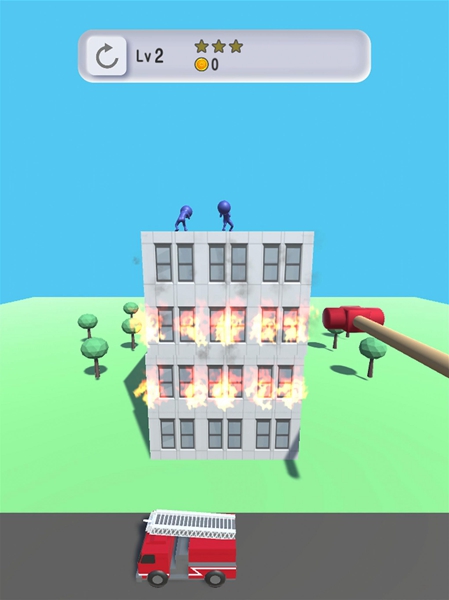 錘子建筑營救最新版（FlickBuildingRescue）