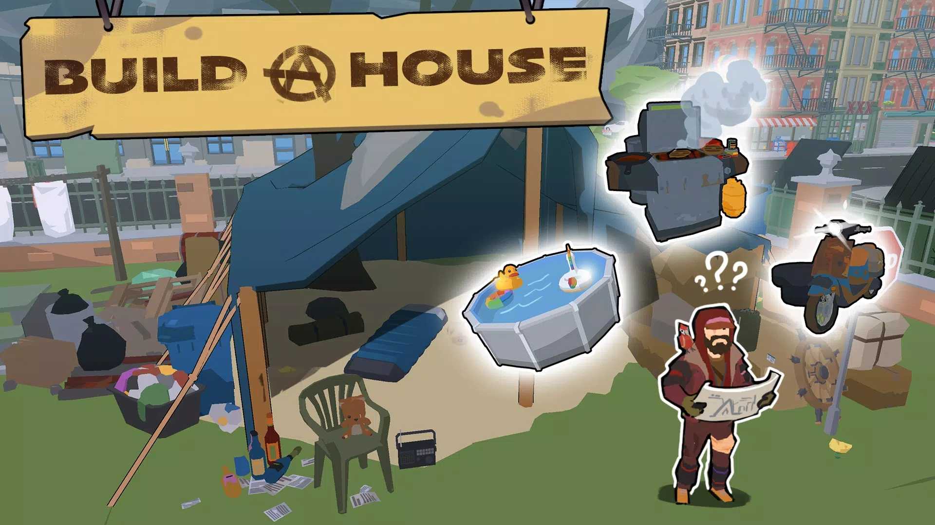 無家可歸模擬器中文版（Homeless Simulator）