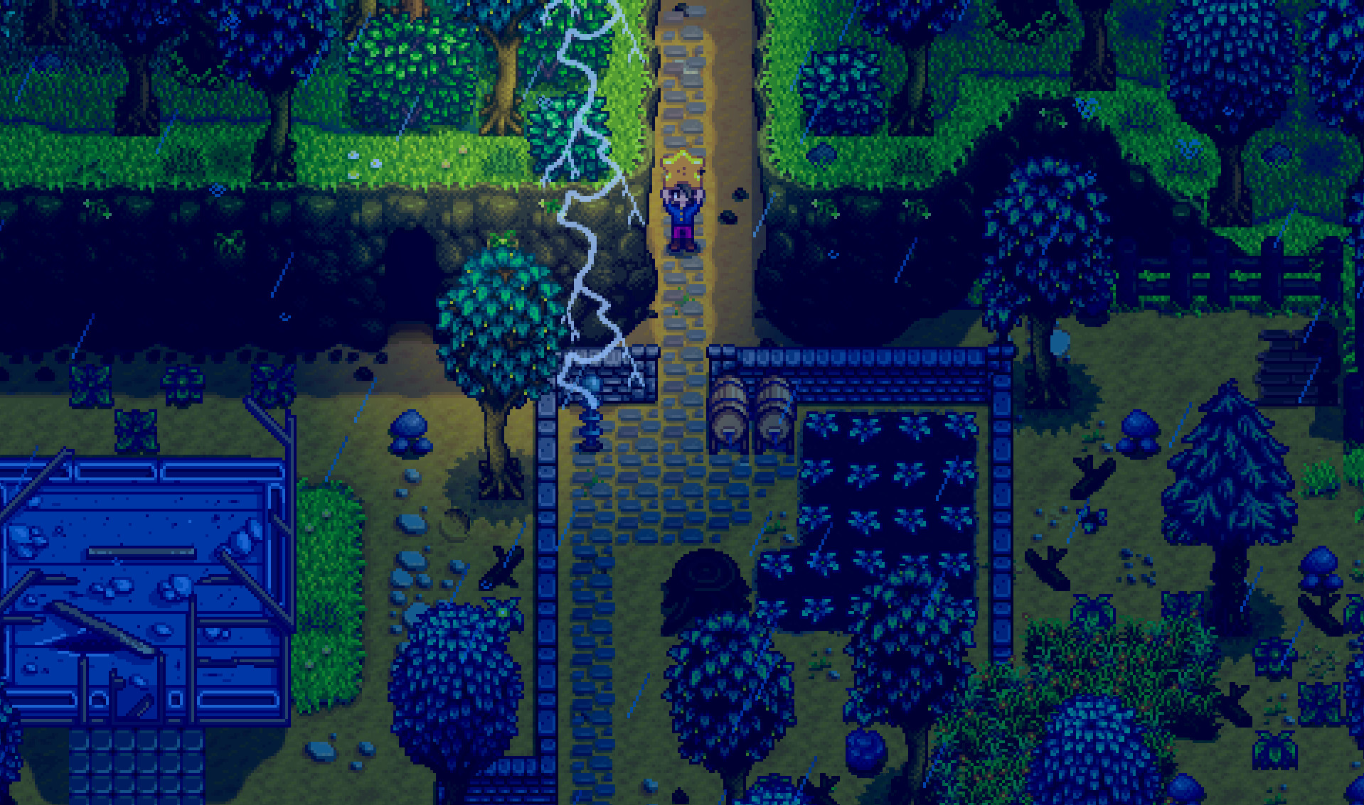星露谷物語Dusk的花朵武器MOD