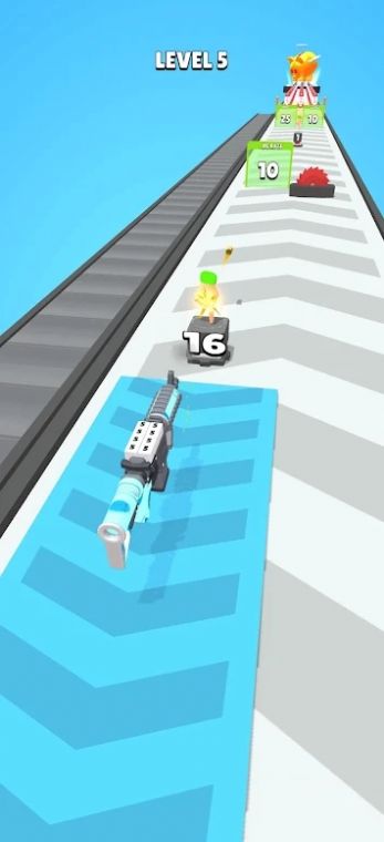 按鈕槍跑酷