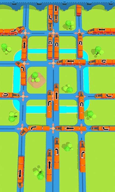火車逃離交通難題（Train Escape Traffic Puzzle）
