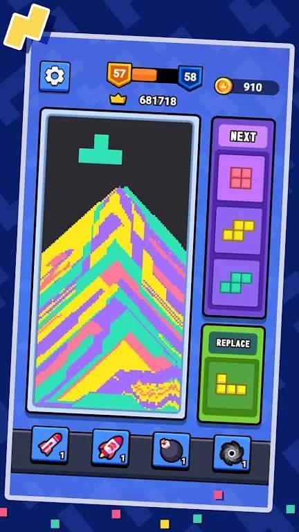 沙塊拼圖堆棧（Sand Block Puzzle）