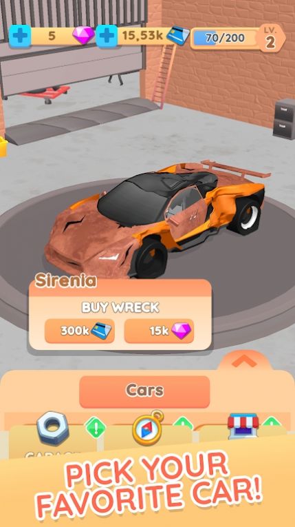 合并車庫汽車（Merge Garage 3D）