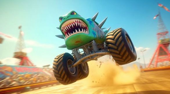 怪物頭卡車競速（Muscle Monster Truck Stunt Games）