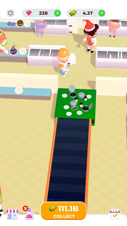 漢堡生產(chǎn)放置工廠(Burger IncIdle Factory Game)