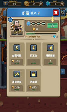 開心部落礦工
