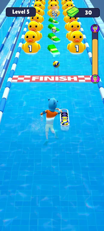 水球投擲跑游戲(Water Polo Run)